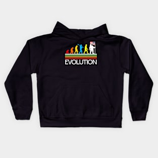 Funny Astronaut Evolution Kids Hoodie